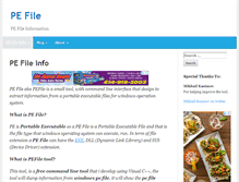 Tablet Screenshot of pefile.net